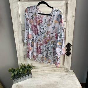 Tribal Blouse 3/4 sleeve